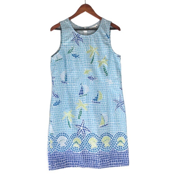 Weekend Clothes Line Blue Dress & Jacket Set - Picture 3 of 11